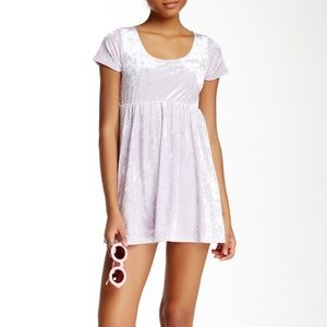 American apparel crushed velvet dress
